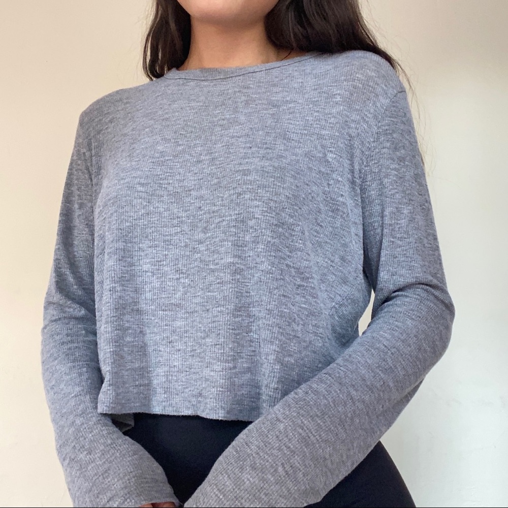 Ribbed long sleeve
